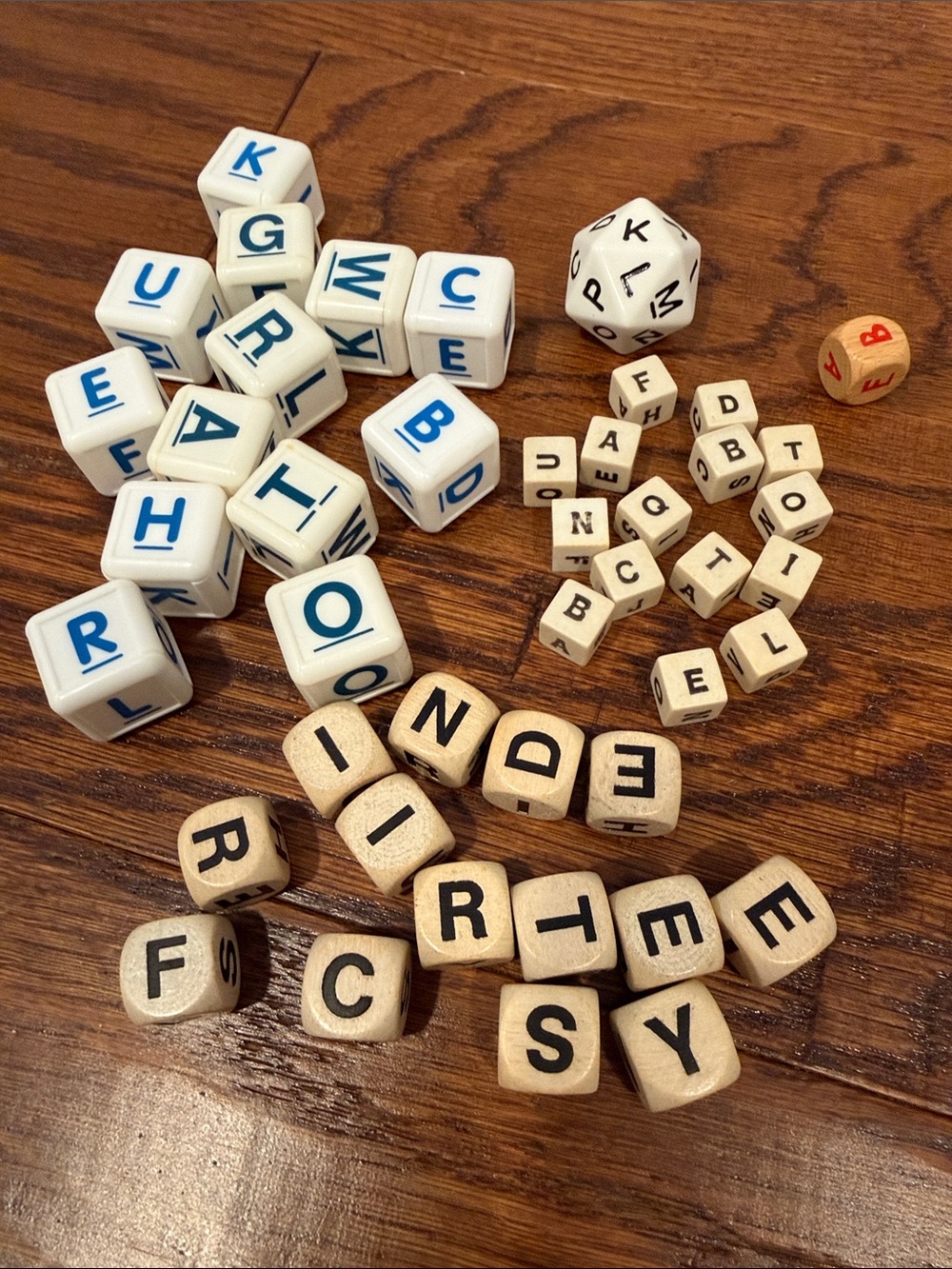 Lot of Letter Dice